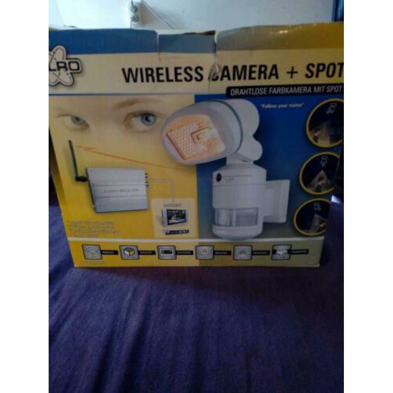 Draadloze kleuren camera set