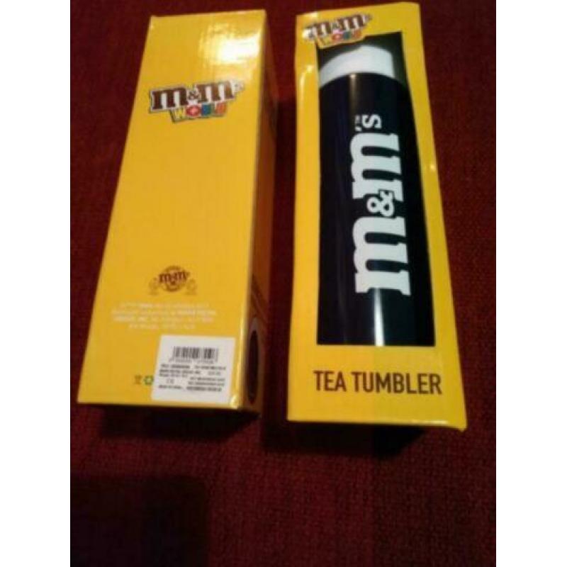 M&M's tea tumbler € 17,50 per stuk nieuw