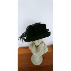 Kaybee zwarte dames hoed /hoedje