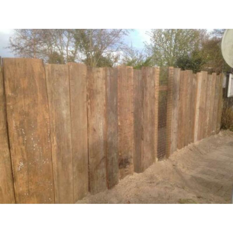 Aanmeerpalenhout, Sloophout, Steigerhout 5000m2+++