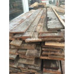 Aanmeerpalenhout, Sloophout, Steigerhout 5000m2+++