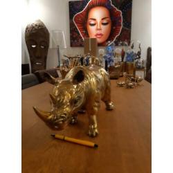 messing neushoorn rhino brass nieuw Eric Kuster stijl