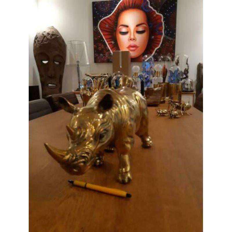 messing neushoorn rhino brass nieuw Eric Kuster stijl