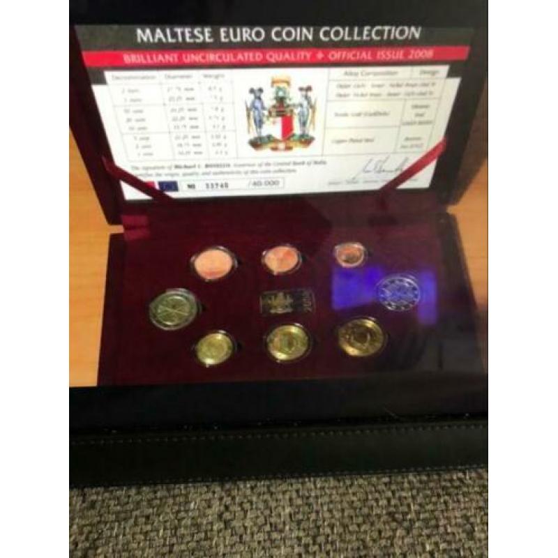 Voor de liefhebber!!! Mooie set Malta 2008 compleet (24,95)