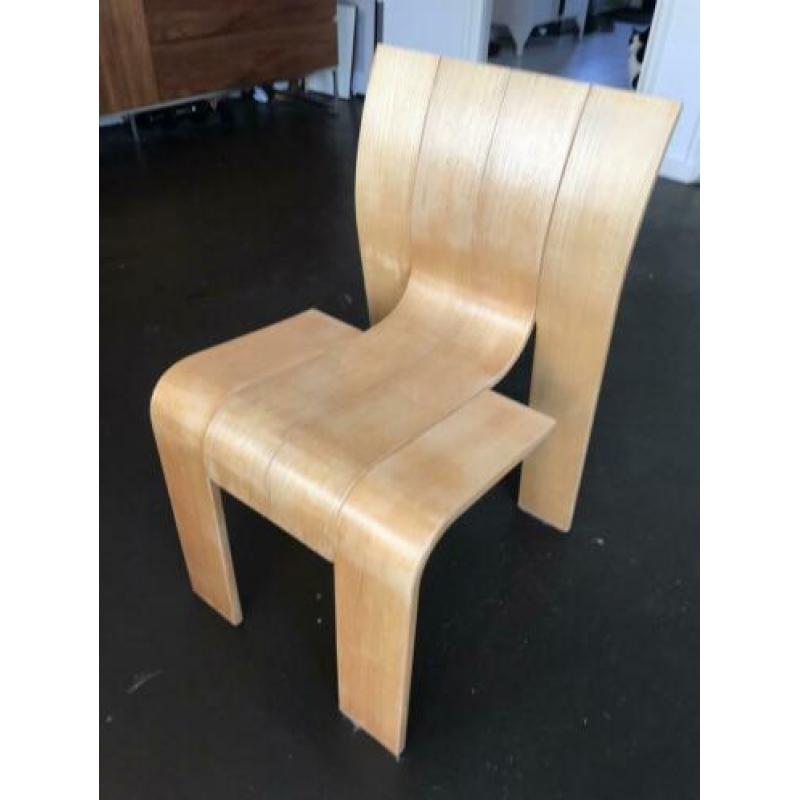Eetkamerset Gijs Bakker stripstoelen Castelijn