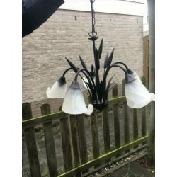 mooie hanglamp kroonluchter met 5 lampen