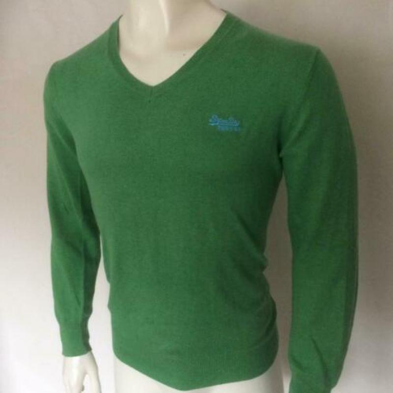 Superdry trui - cashmere blend green