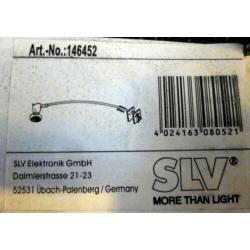 Spot/schijnwerper BIG WHITE 308052 met klem zilvergrijs