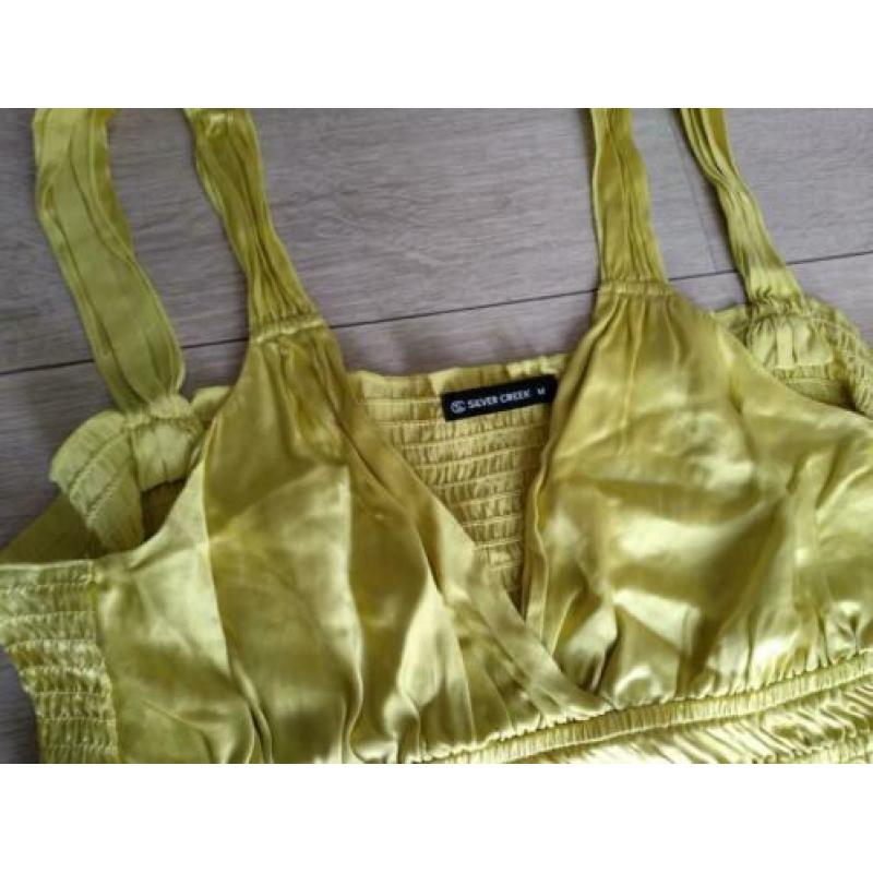 Zijden top tuniek Zilver Creek XL