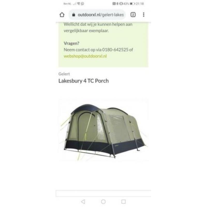 Gelert lakesbury 4, 2x gebruikt 100%waterdicht