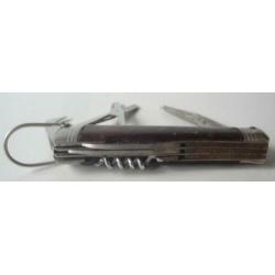 Zakmes met vele functies, dicht 11 cm lang, open 20 cm