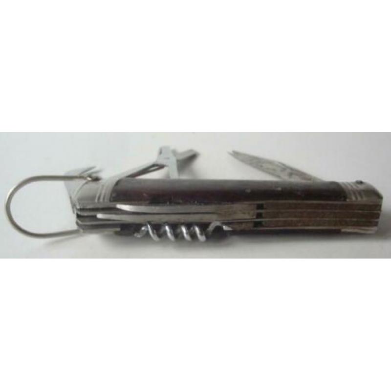 Zakmes met vele functies, dicht 11 cm lang, open 20 cm