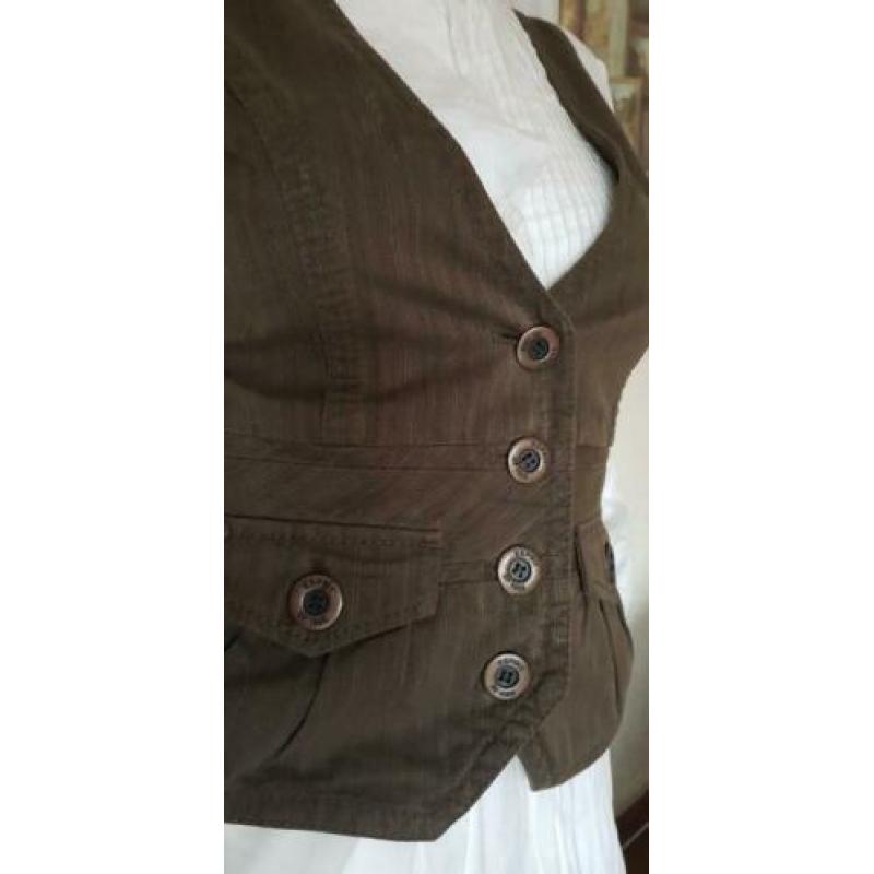 Esprit gilet maat 34 zgan