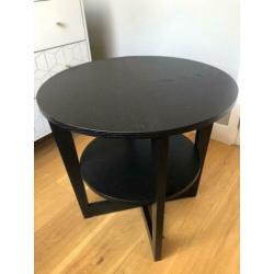 Bijzet tafel - donkerbruin fineer