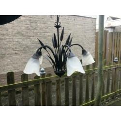 mooie hanglamp kroonluchter met 5 lampen