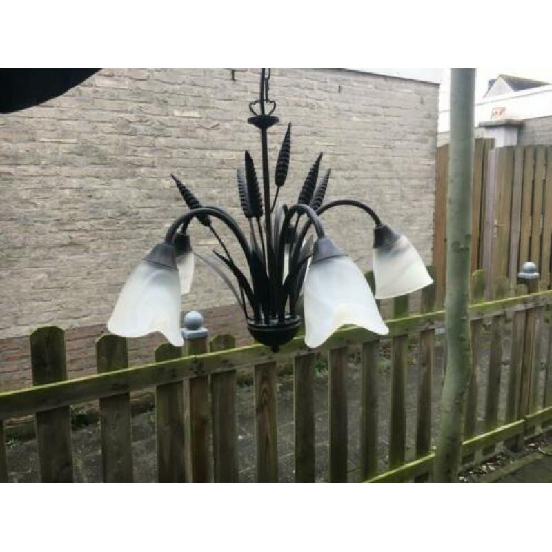 mooie hanglamp kroonluchter met 5 lampen