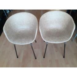 2 Mooie Kunstlederen stoelen, Nieuw! 50,-!