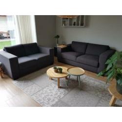 Mooi antraciet bankstel