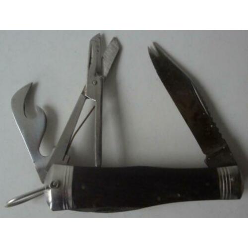 Zakmes met vele functies, dicht 11 cm lang, open 20 cm