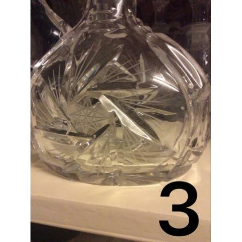 Diverse kristal en glas werken