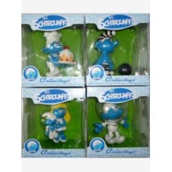 XL Brilsmurf -- handgemaakte Smurfen Plastoy - NIEUW!