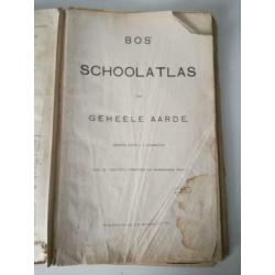 Bos Schoolatlas Der Geheele Aarde