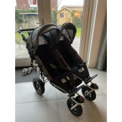 Dubbele/duo/twin kinderwagen (Twinner Twist Duo, TFK)