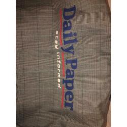 DAILY PAPER lange geruite jas