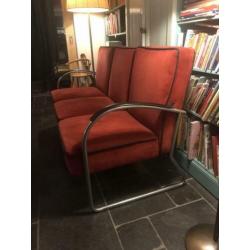 Gispen 444 bank design buisframe vintage retro Bauhaus