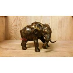 Bronzen beeld / OLIFANT / 14 cm hoog