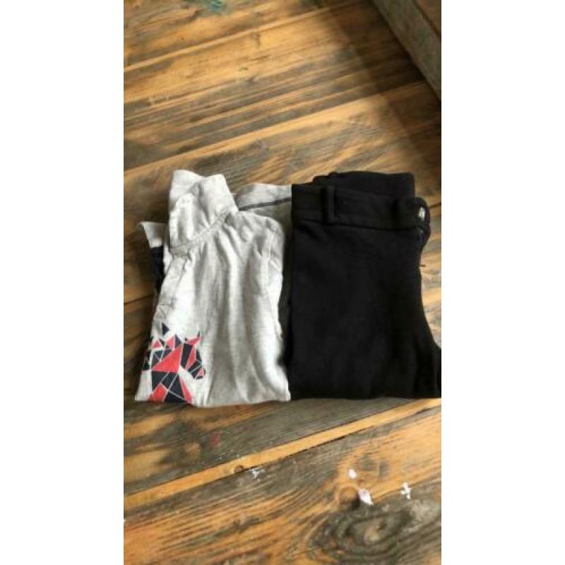 2 x set rijkleding en rijlaarzen..