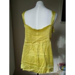 Zijden top tuniek Zilver Creek XL