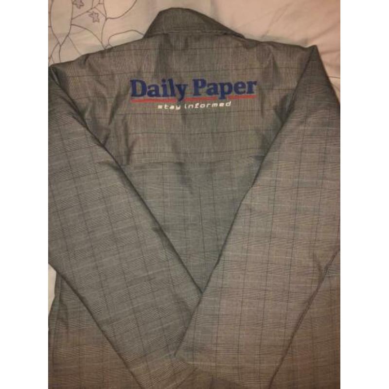 DAILY PAPER lange geruite jas
