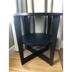 Bijzet tafel - donkerbruin fineer