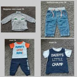 Pakket jongens kleding maat 50/56