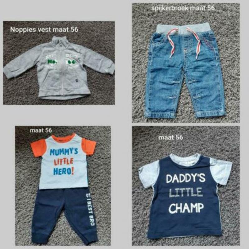 Pakket jongens kleding maat 50/56
