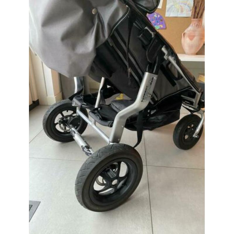 Dubbele/duo/twin kinderwagen (Twinner Twist Duo, TFK)