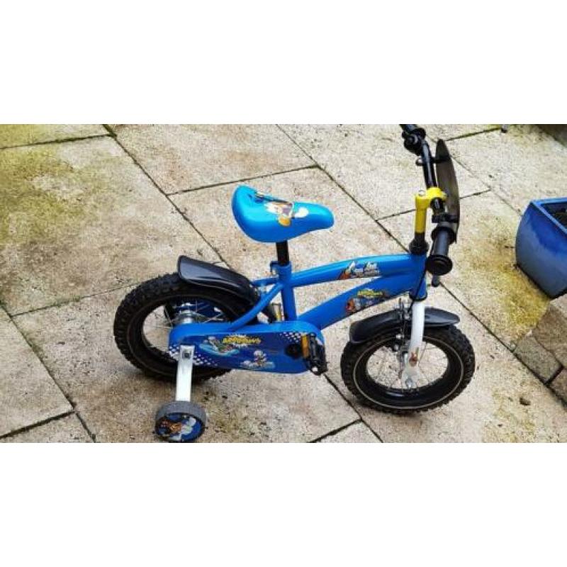 Kinderfiets met zijwieltjes
