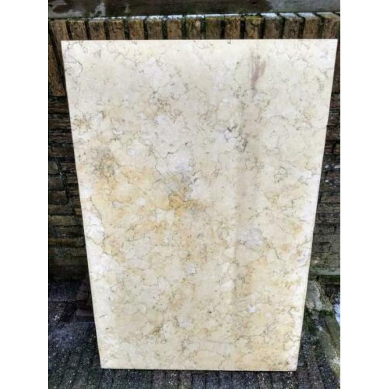 Marmer blad / plaat geel 115 x 76 x 3 cm, natuursteen