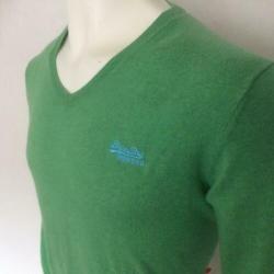 Superdry trui - cashmere blend green