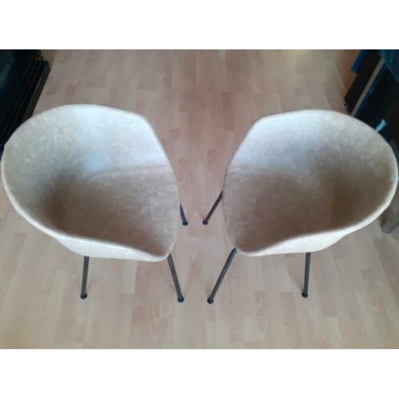 2 Mooie Kunstlederen stoelen, Nieuw! 50,-!