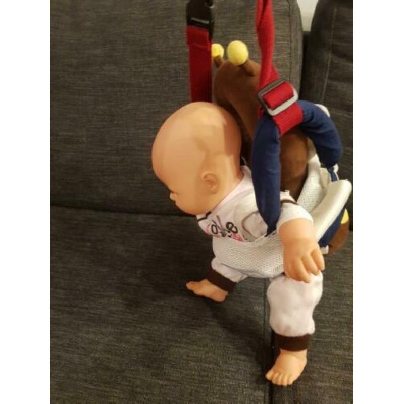 baby loopharnas met valbeschermer in vorm van bij