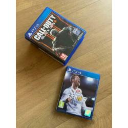 PlayStation PS4 diverse games spellen GTA Black Ops FIFA 18