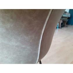 2 Mooie Kunstlederen stoelen, Nieuw! 50,-!