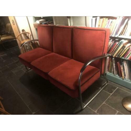 Gispen 444 bank design buisframe vintage retro Bauhaus