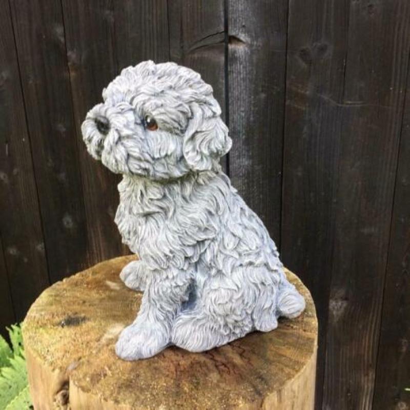 Shihtzu-Maltezer-decoratie- hondenfiguren-hond- puppy