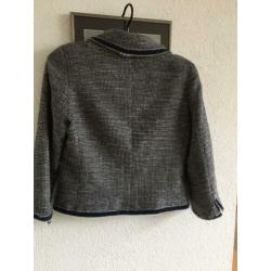 Cane cane blauw gemêleerd jasje maat 40