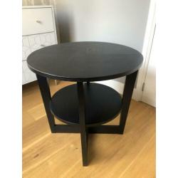 Bijzet tafel - donkerbruin fineer