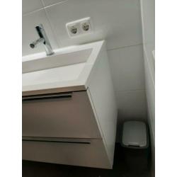Hoog glans wit 120cm badmeubel