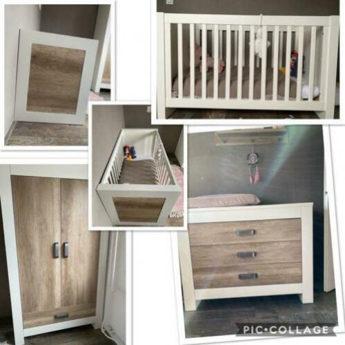 Kidsmill babykamer Long Island compleet zgan